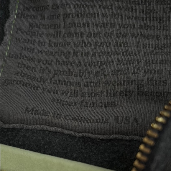 Authentic Aviator Nation Classic Sweatshirt in charcoal - Picture 3 of 6